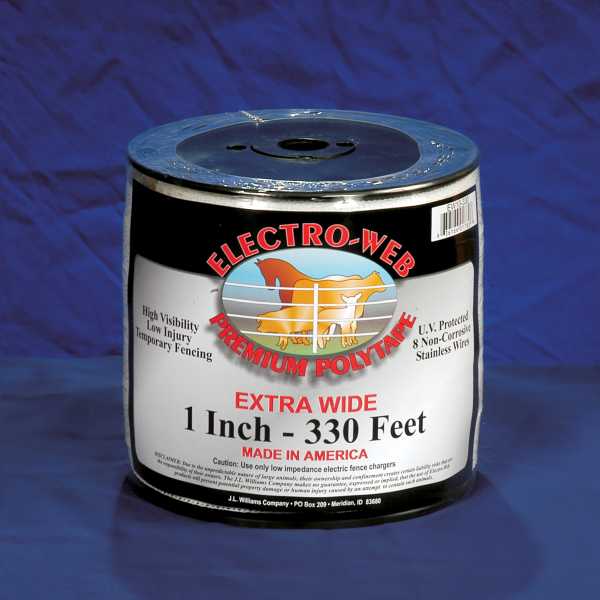 1" POLYTAPE 330' WHITE