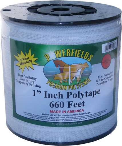 1" POLYTAPE 660' WHITE
