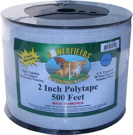 2" POLYTAPE 500' WHITE