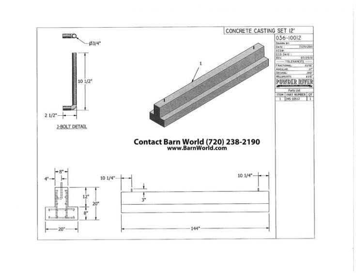 Cattle Guard Foundations
