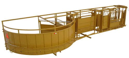 Cattle Tub, Alley, Squeeze Chute and Palpation Cage