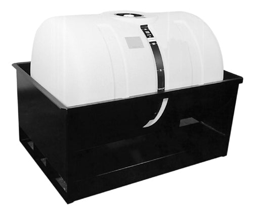 Poly Tank with Saddle Skid Stand