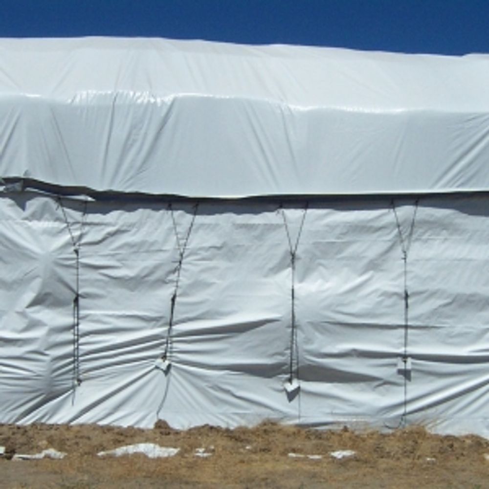 Side Curtains for Hay Stacks