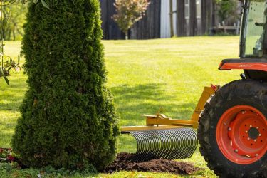 Tractor Landscape Rake