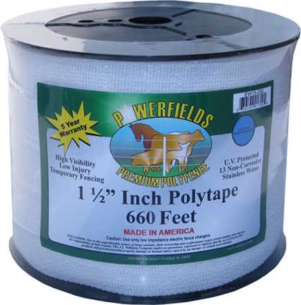 1.5" POLYTAPE 660' WHITE