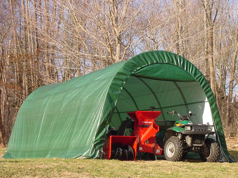 Garage 12'W x 20'L x 8'H - Round Roof