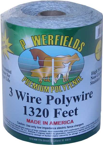 3 WIRE POLYWIRE 1320' WHITE