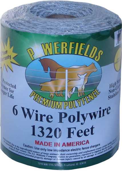 6 POLYWIRE 1320' WHITE
