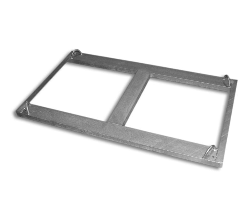 Galvanized steel skids