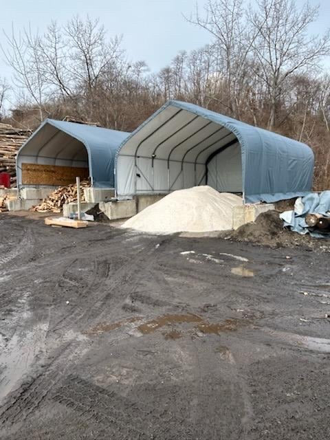 Garage Cover - Peak Style - 22' W x 24' L x 12' H