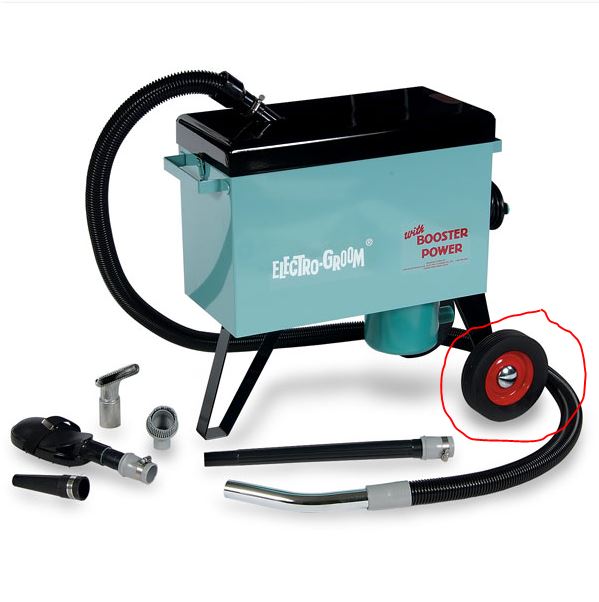 Wheel Kit for Electro Groom Animal Vacuum